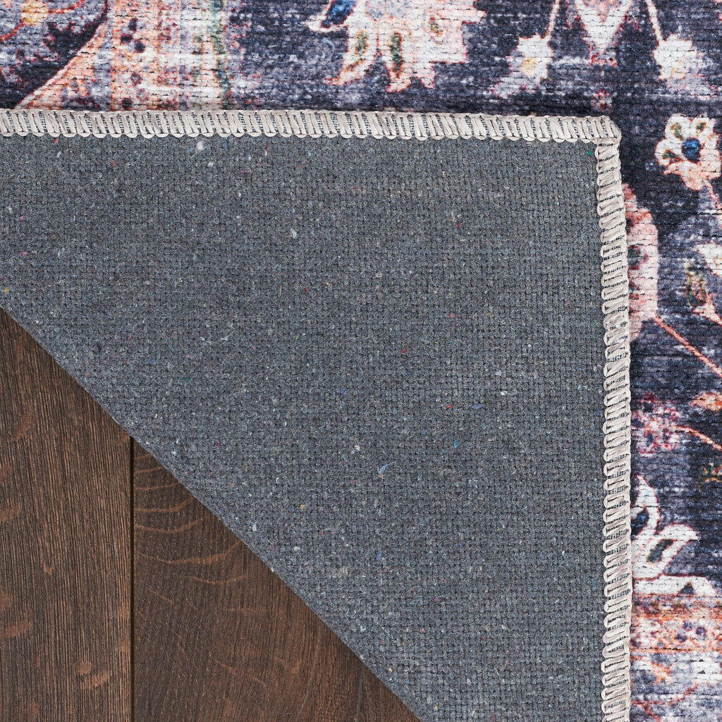 nourison grand washables grw06 navy ivory rug