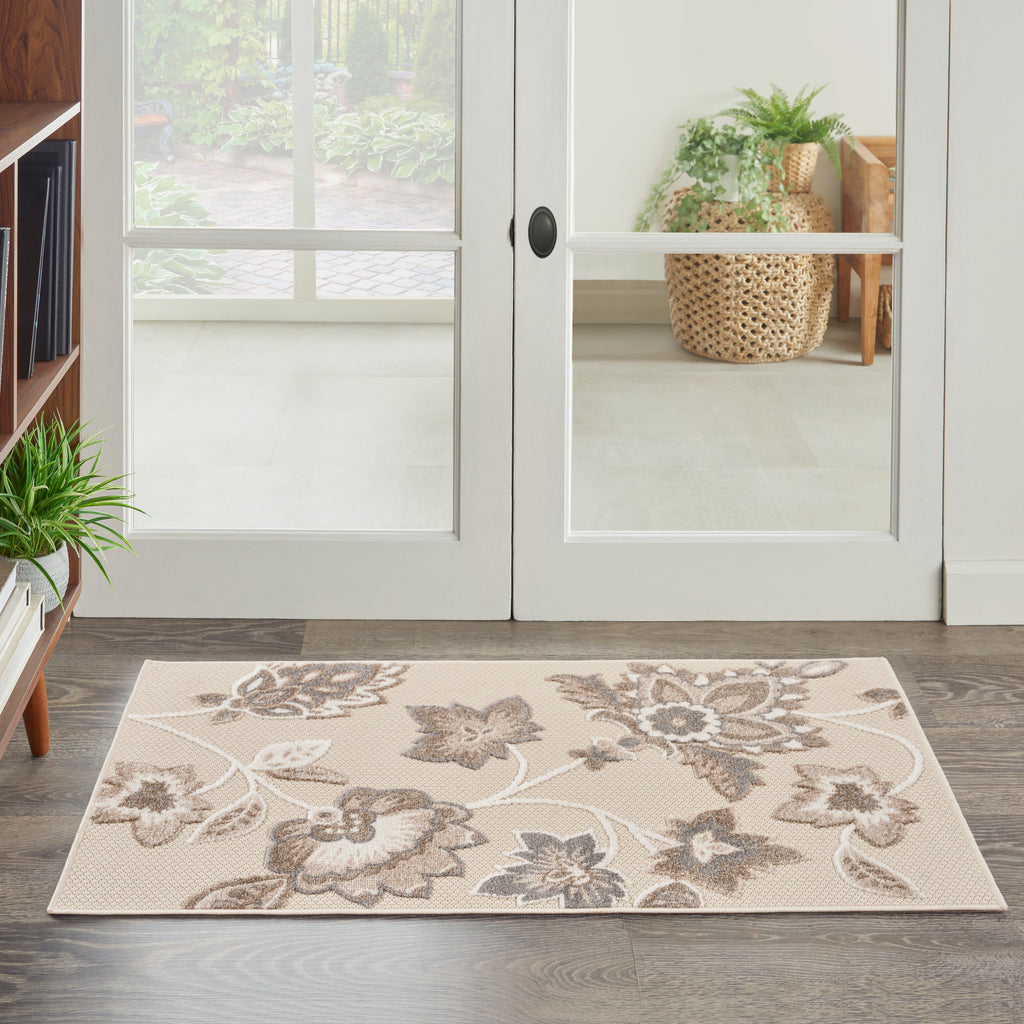 nourison aloha alh31 beige rug