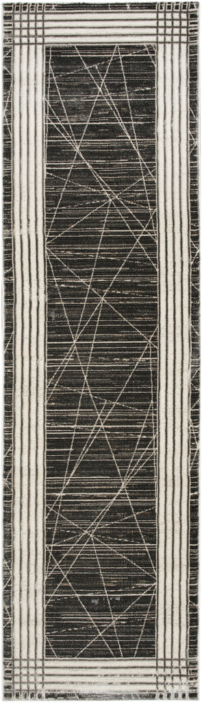 nourison desire dsr01 charcoal silver rug