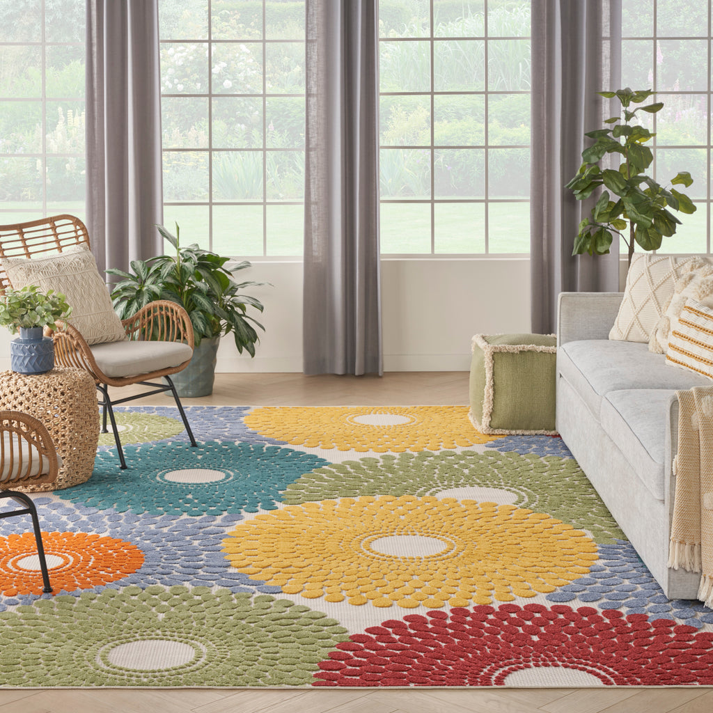nourison aloha alh29 multicolor rug