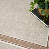 nourison glitz glz08 ivory cream rug