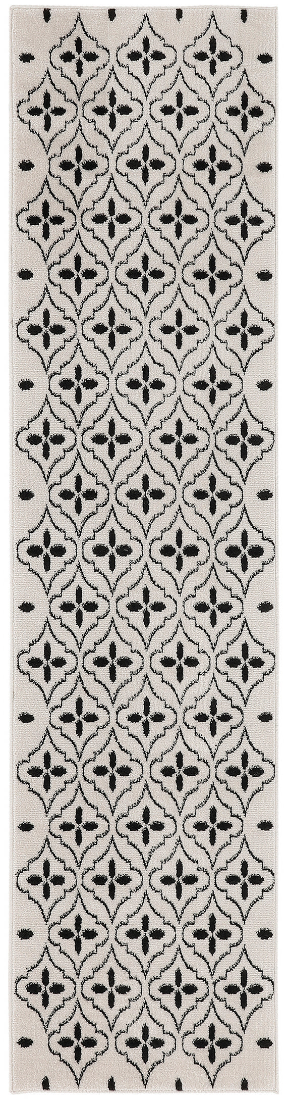 nourison nourison essentials nre04 ivory black rug