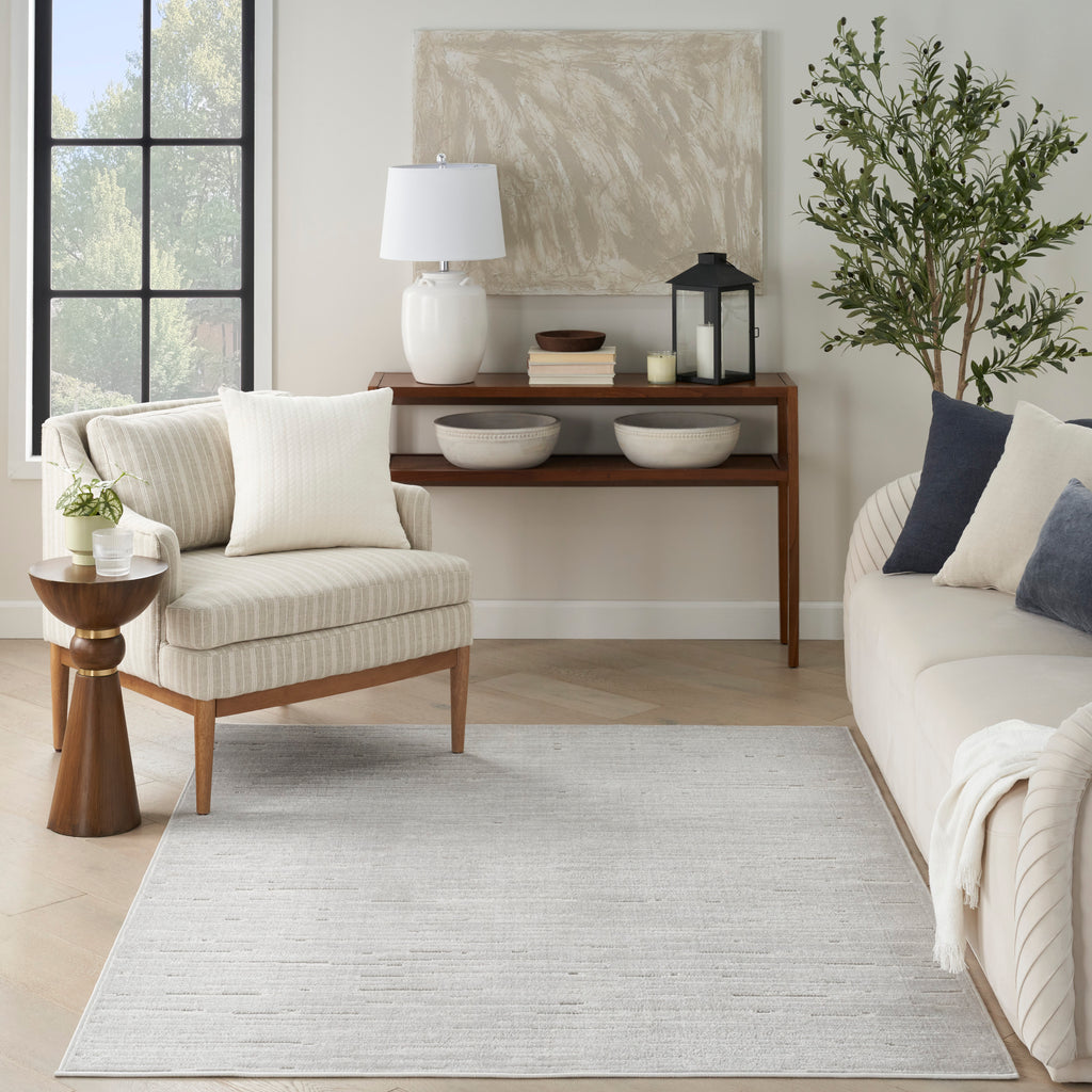 nourison care free caf04 light grey rug
