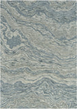 nourison graceful gru01 blue rug