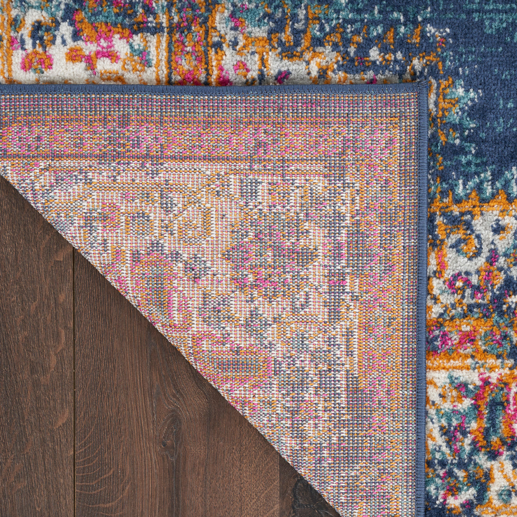 nourison passion psn03 navy rug