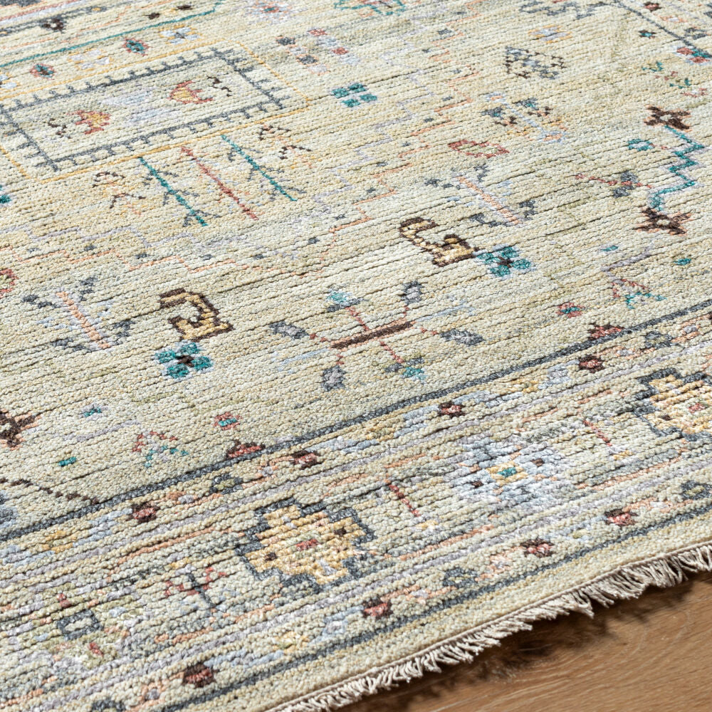 surya kushal kus 2308 tan rug