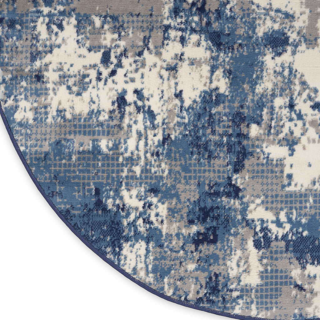 nourison grafix grf38 navy blue rug