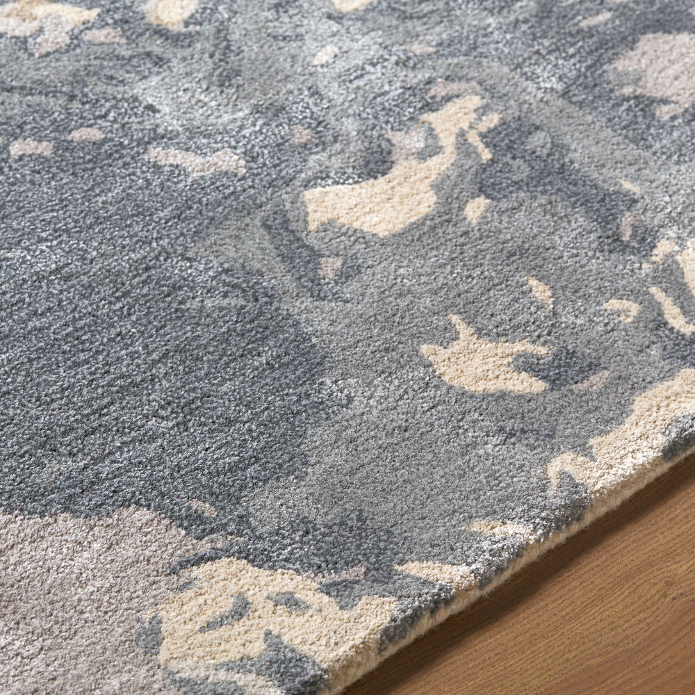 surya kavita kvt 2330 slate gray rug