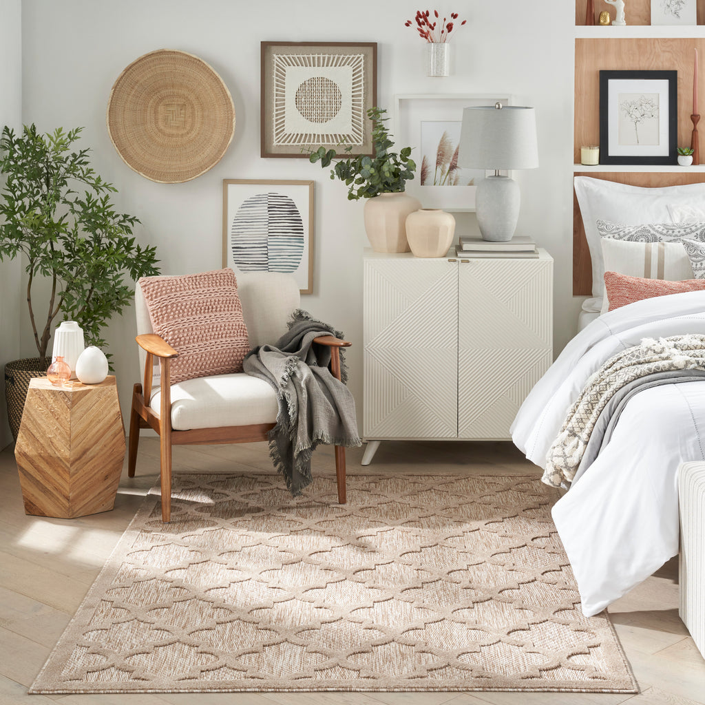 nourison easy care nes01 natural beige rug