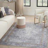 nourison daydream ddr03 silver rug