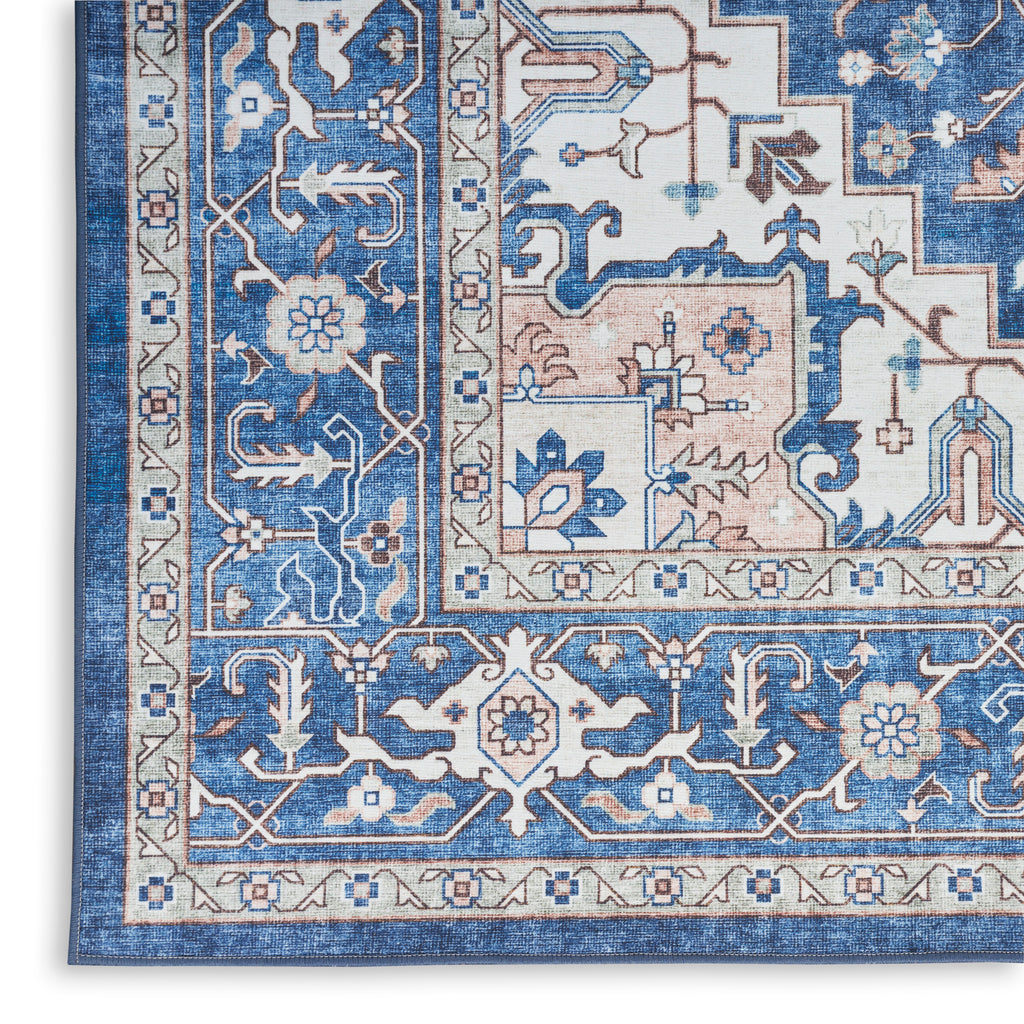 nourison fulton ful10 navy ivory rug