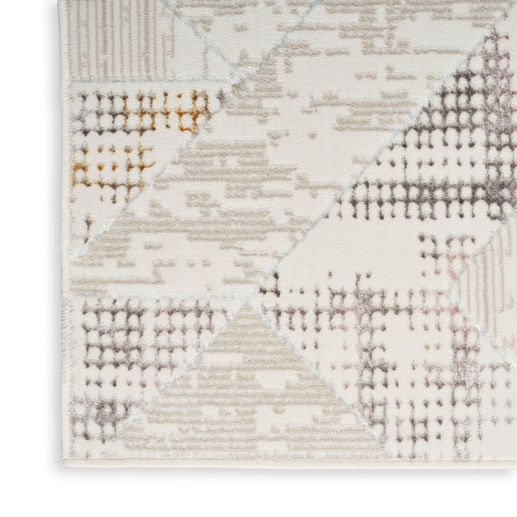 nourison glitz glz04 ivory multi rug