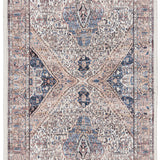 nourison grand washables grw05 ivory blue rug