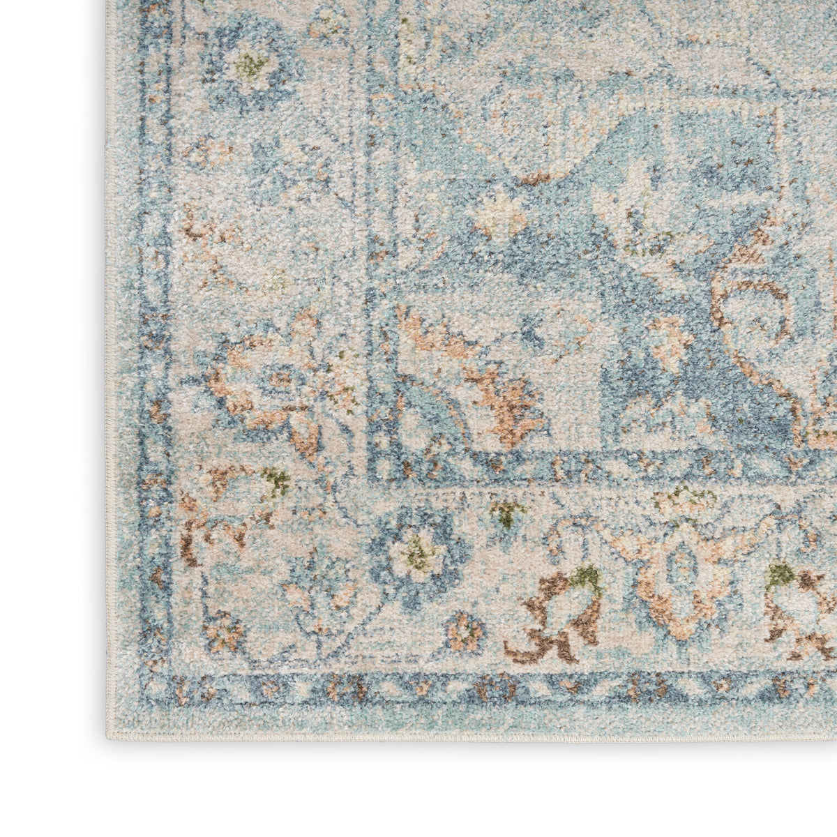 nourison astra machine washable asw12 light blue rug