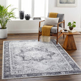 Hauteloom Kyan KYAN Gray Machine Made Cotton Rug
