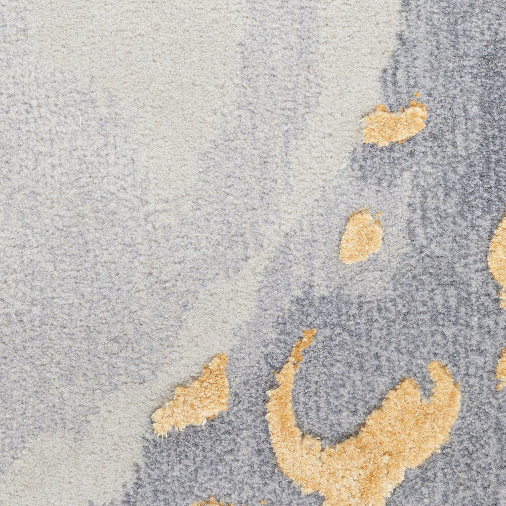 nourison prismatic prs28 grey gold rug