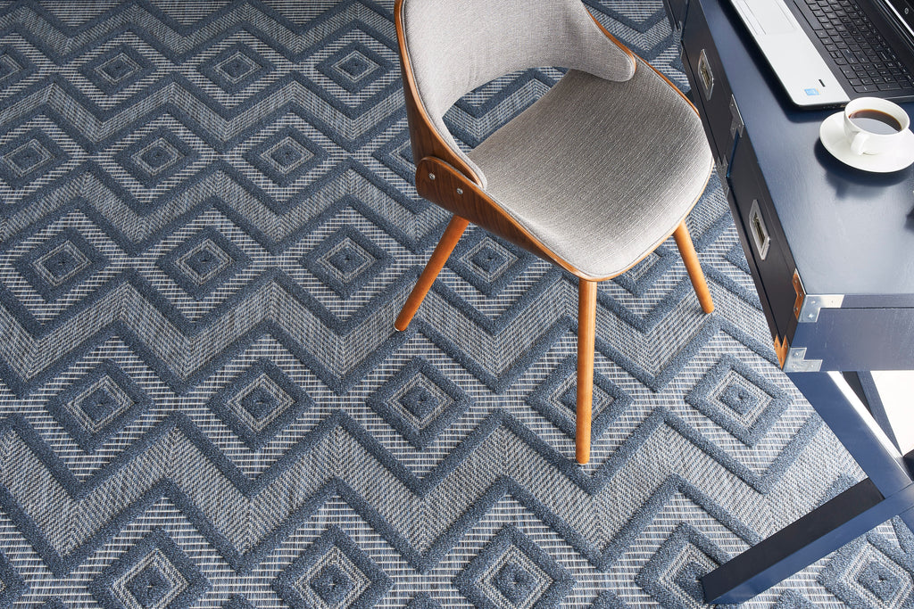 nourison versatile nrv01 navy blue rug