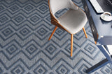 nourison versatile nrv01 navy blue rug