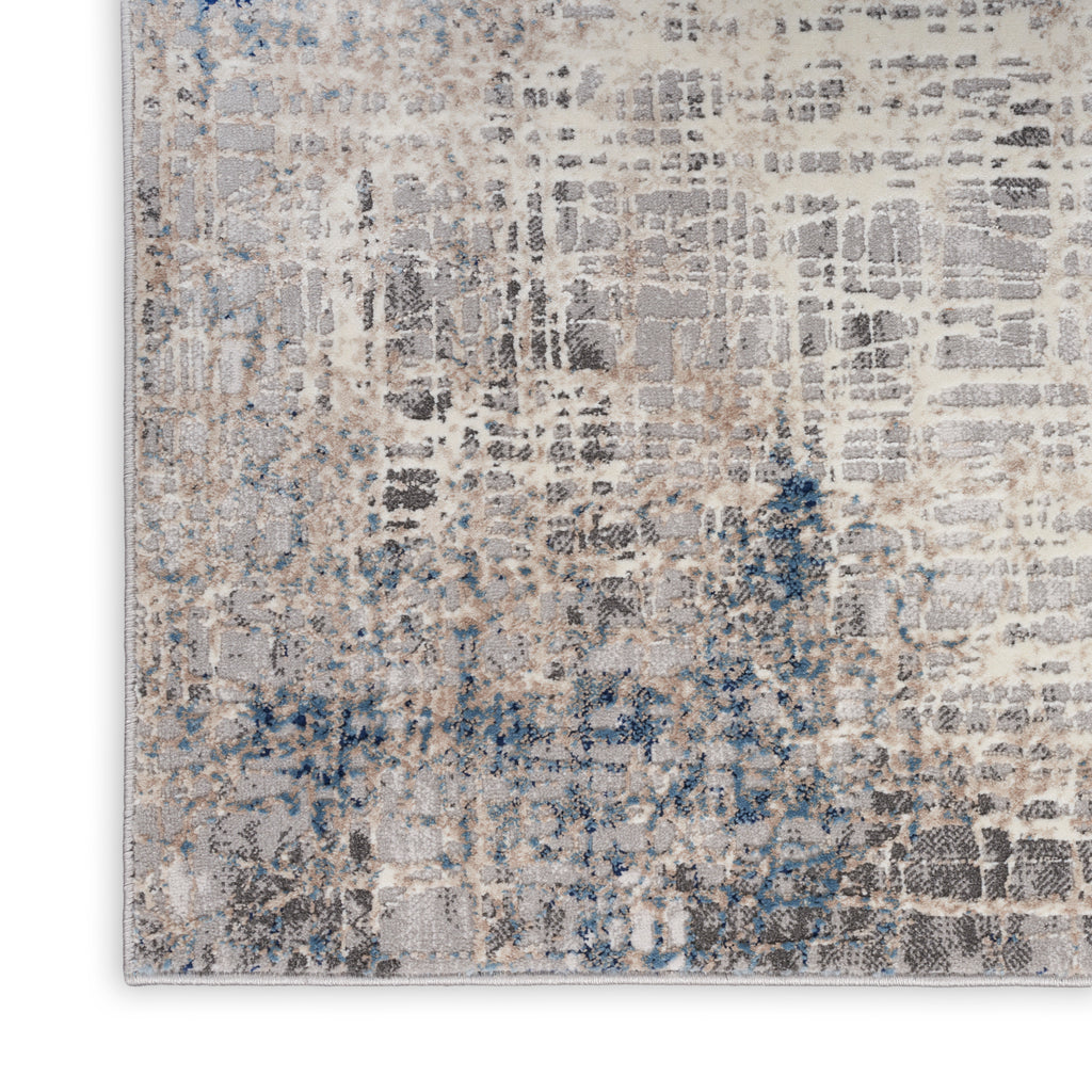 nourison ck022 infinity ifn01 blue multicolor rug