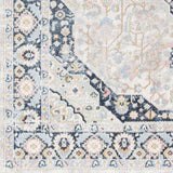 Hauteloom Kyra KYRA Light Blue Machine Made Polyester Rug