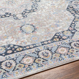Hauteloom Kyra KYRA Light Blue Machine Made Polyester Rug