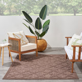 nourison easy care nes01 brown rug