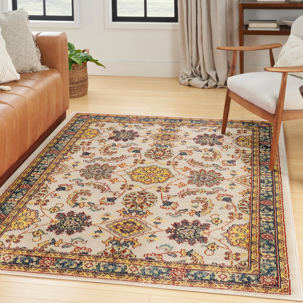 nourison nourison essentials nre05 ivory gold rug