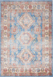 nourison fulton ful08 blue ivory rug