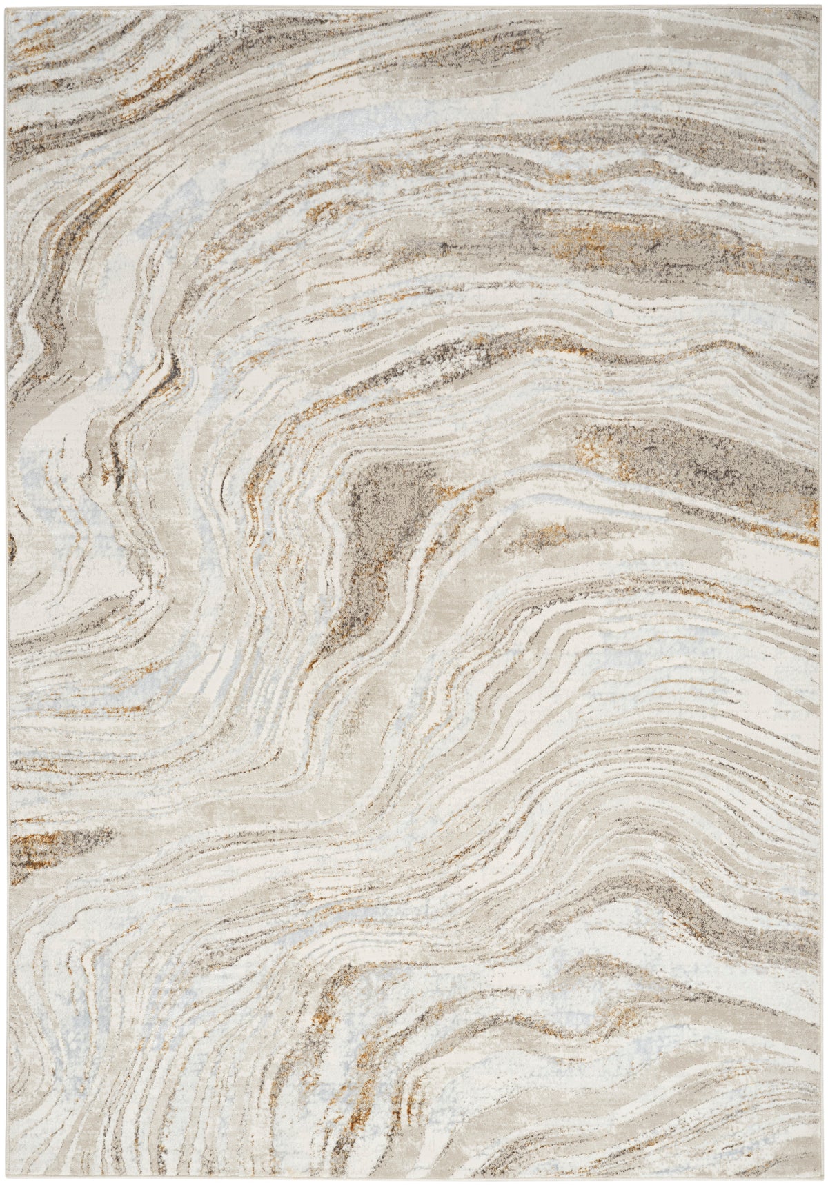 nourison glitz glz22 grey gold rug