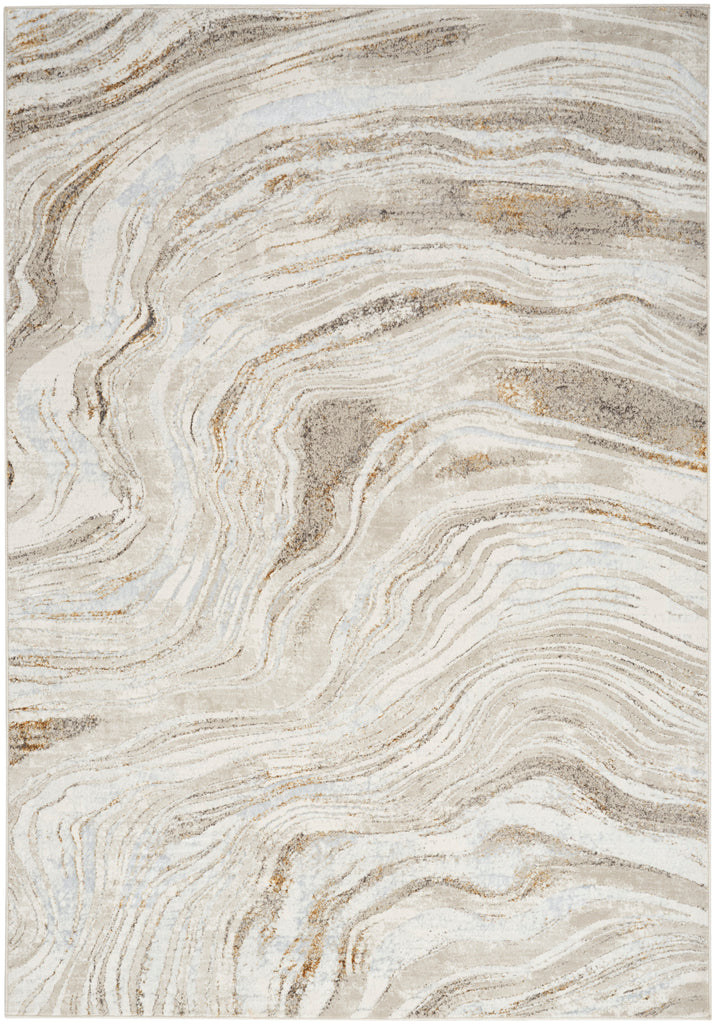nourison glitz glz22 grey gold rug