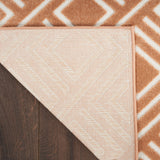 nourison care free caf03 copper rug