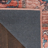 nourison grand washables grw03 rust multicolor rug