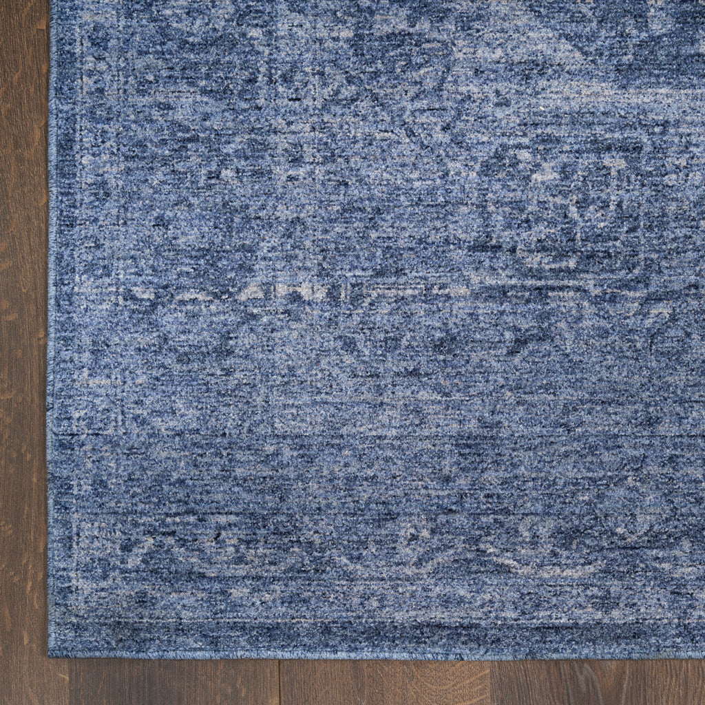 nourison pure shades sad02 blue rug
