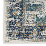 nourison passion psn03 ivory grey blue rug