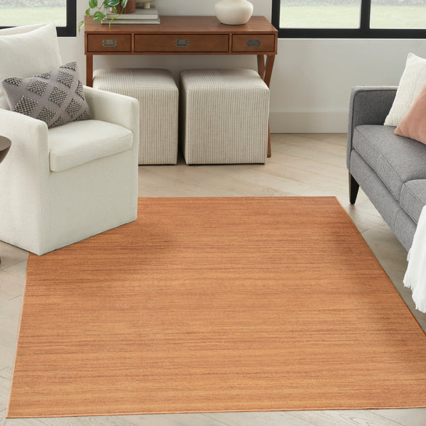 nourison washable essentials wae01 copper rug