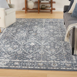 nourison astra machine washable asw16 dark blue rug