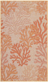 nourison garden oasis goa05 coral rug