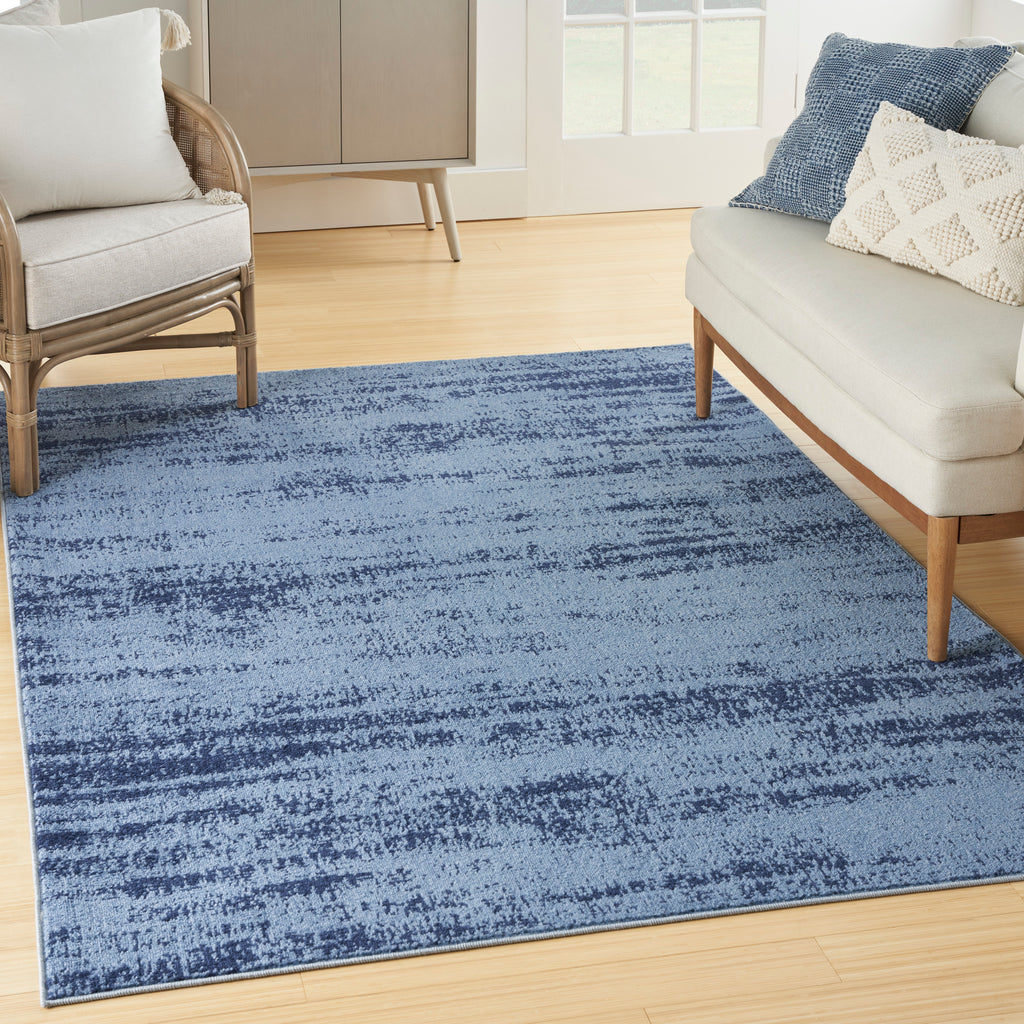 nourison nourison essentials nre03 denim rug