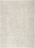 nourison modern comfort mnc01 ivory black rug