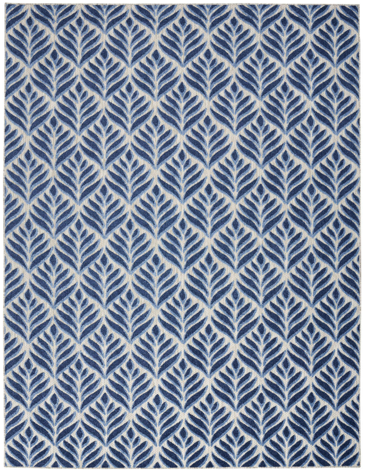 nourison aloha alh35 blue rug