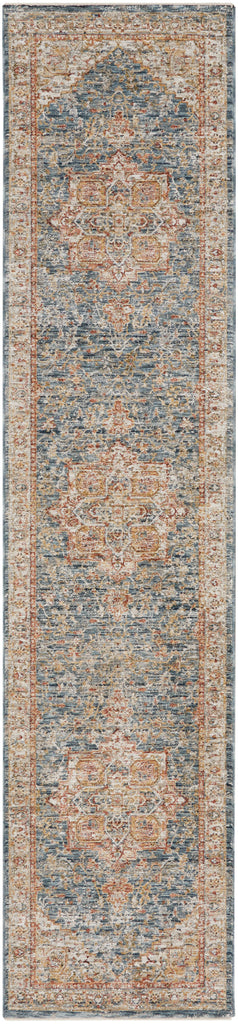 nourison sahar shr06 ivory blue rug
