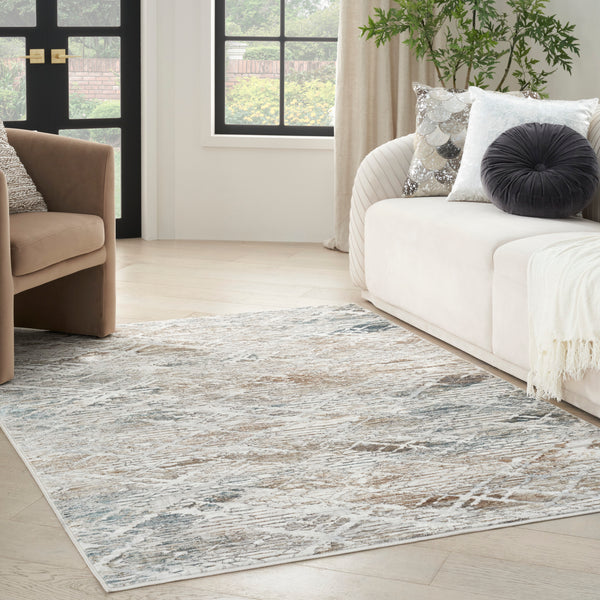 nourison glitz glz11 grey multicolor rug