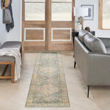 nourison astra machine washable asw11 silver blue rug