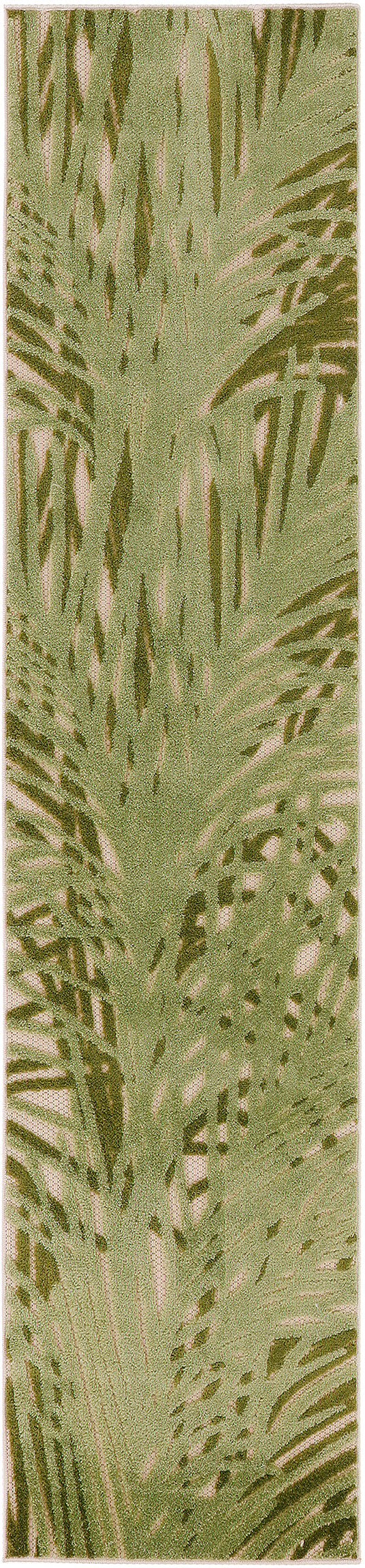nourison aloha alh41 ivory green rug