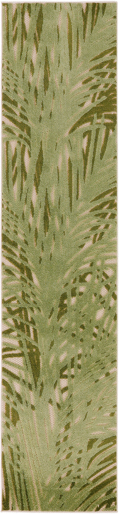 nourison aloha alh41 ivory green rug