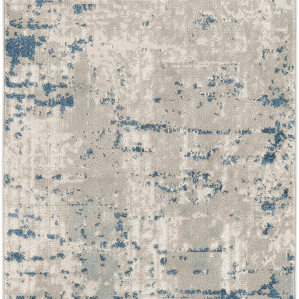 nourison quarry qua01 ivory grey blue rug