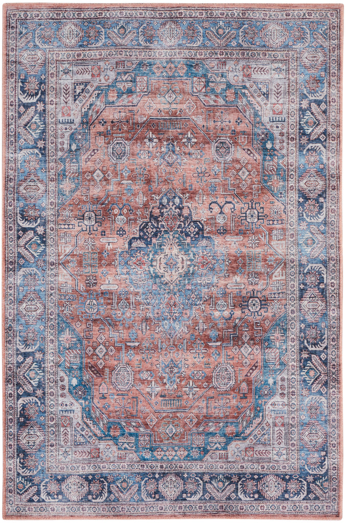 nourison grand washables grw01 blue multicolor rug