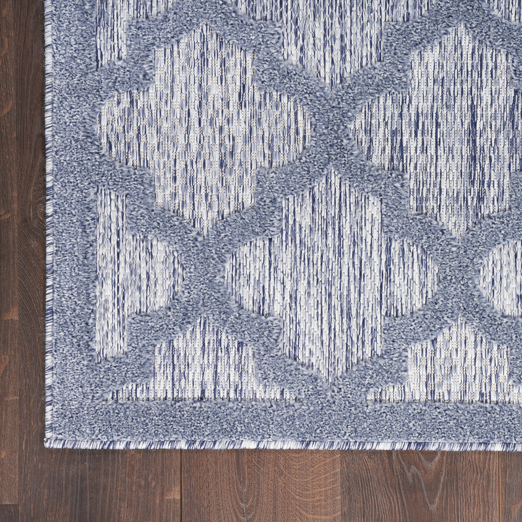 nourison easy care nes01 denim blue rug