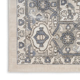 nourison quarry qua05 ivory blue rug
