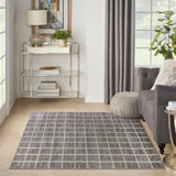 nourison serenity home srh05 grey ivory rug